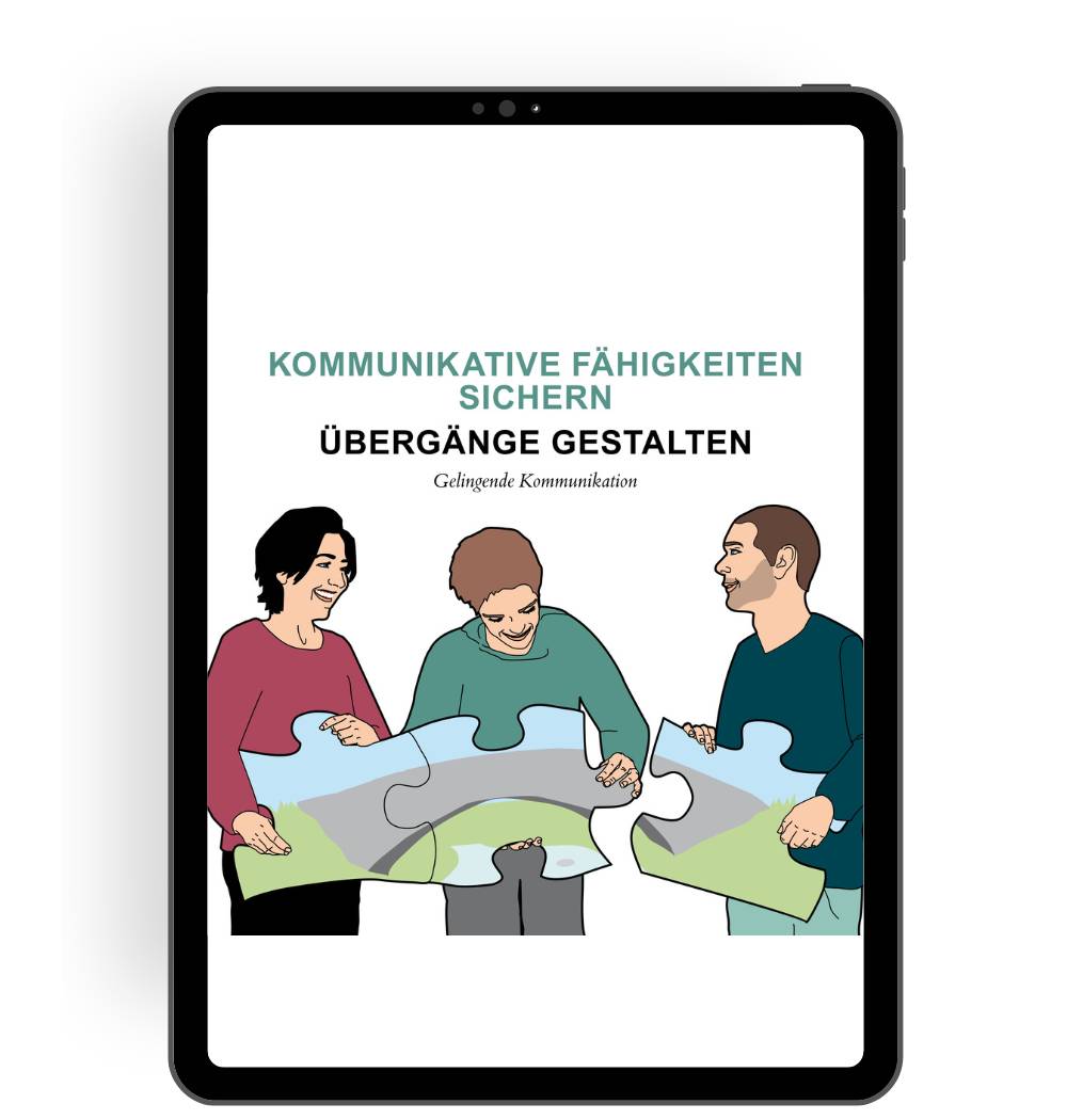 Download Broschüre "Kommunikative Fähigkeiten sichern – Übergänge gestalten"